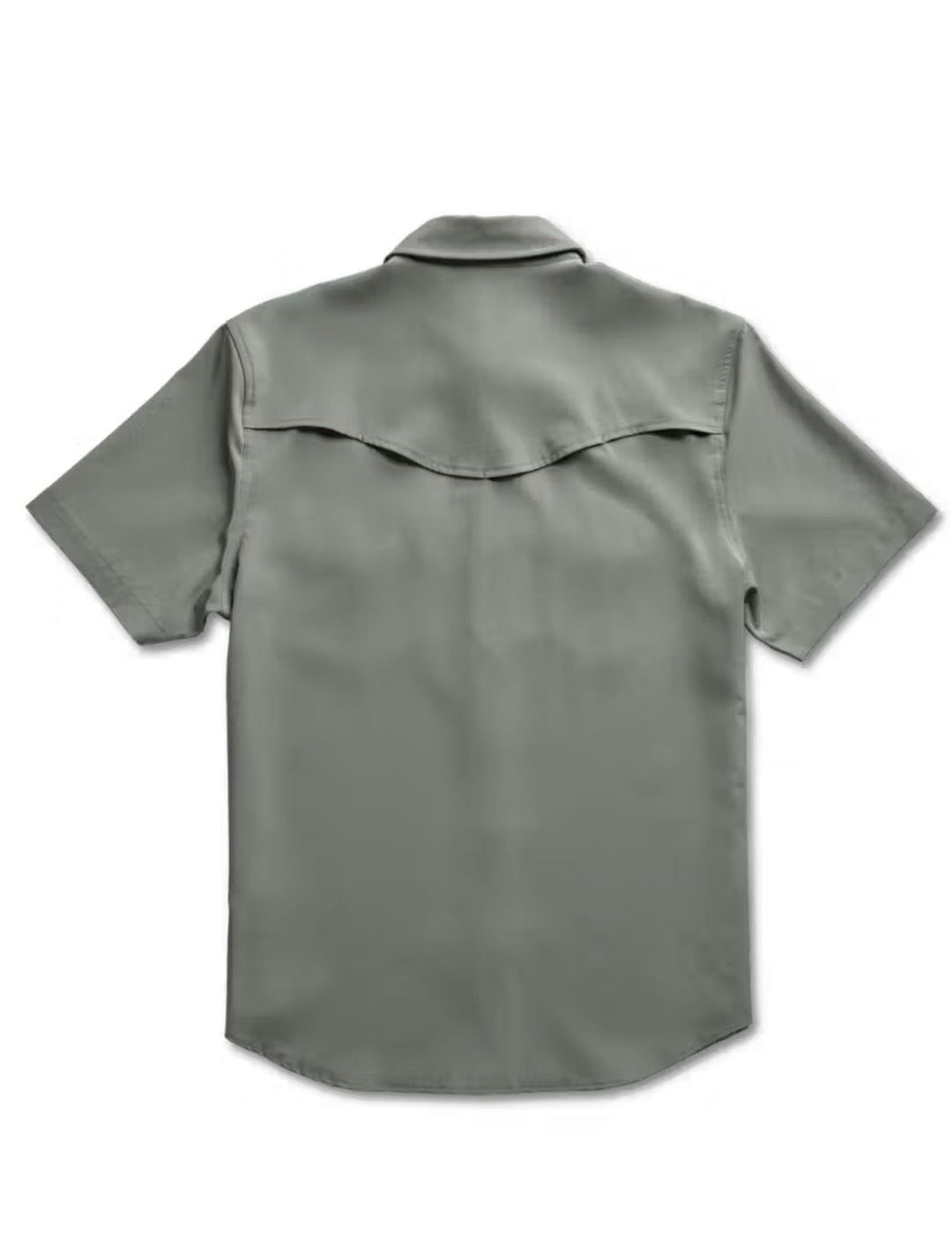 Tecovas Mens Cactus Performance Western Short Sleeve Pearl Snap Shirt