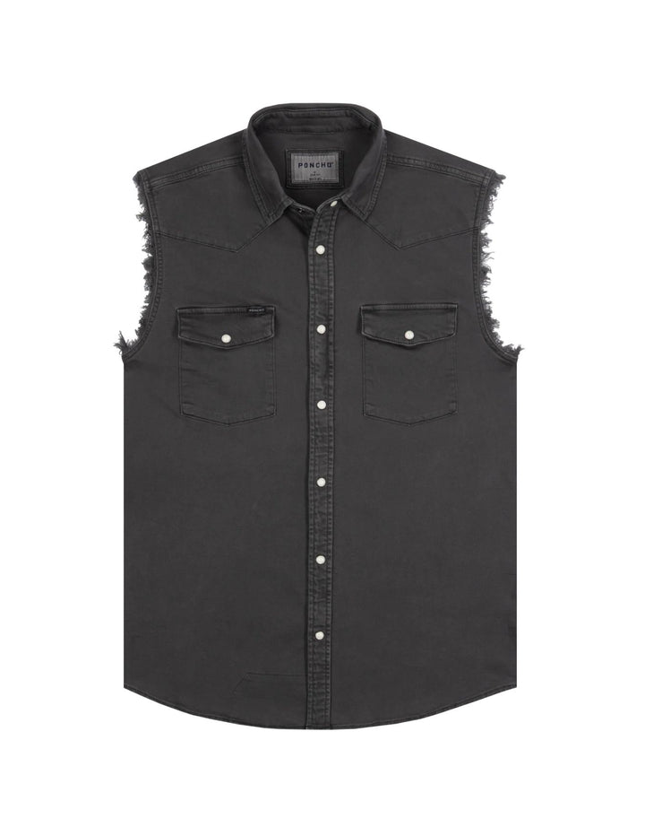 Poncho Mens The Full Throttle Denim Shirt