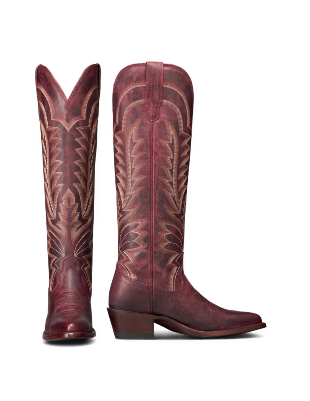 Tecovas Womens The Abby Wine Boots