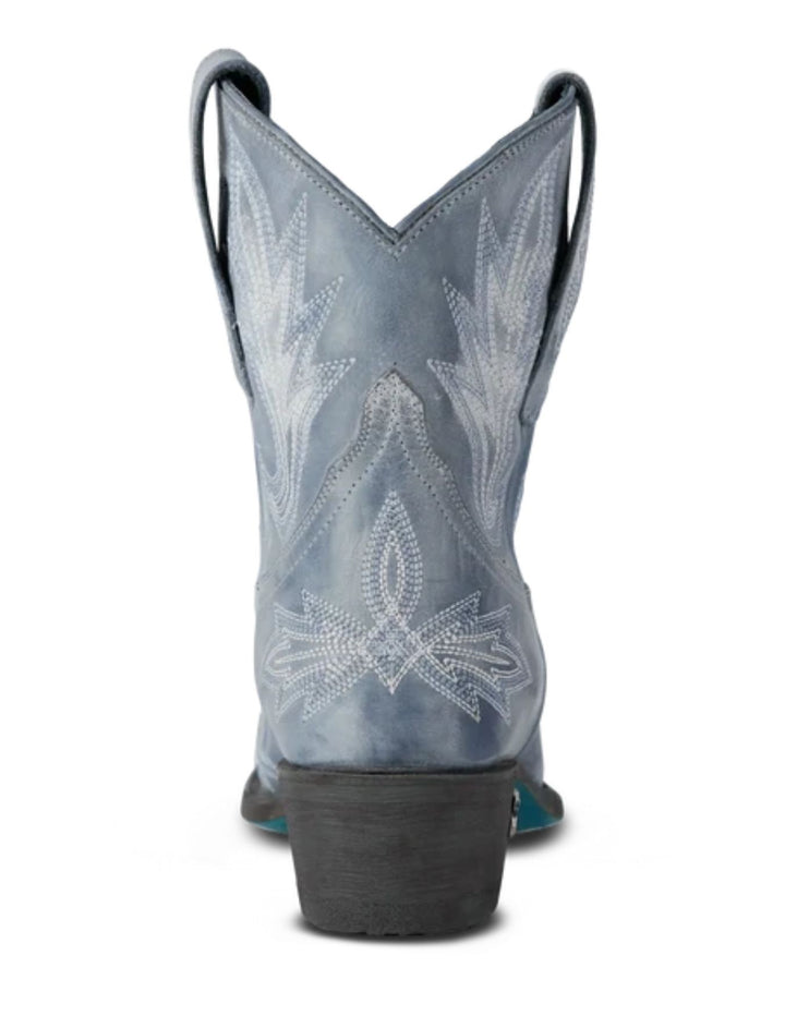 Lane Womens Lexington Washed Denim Boots