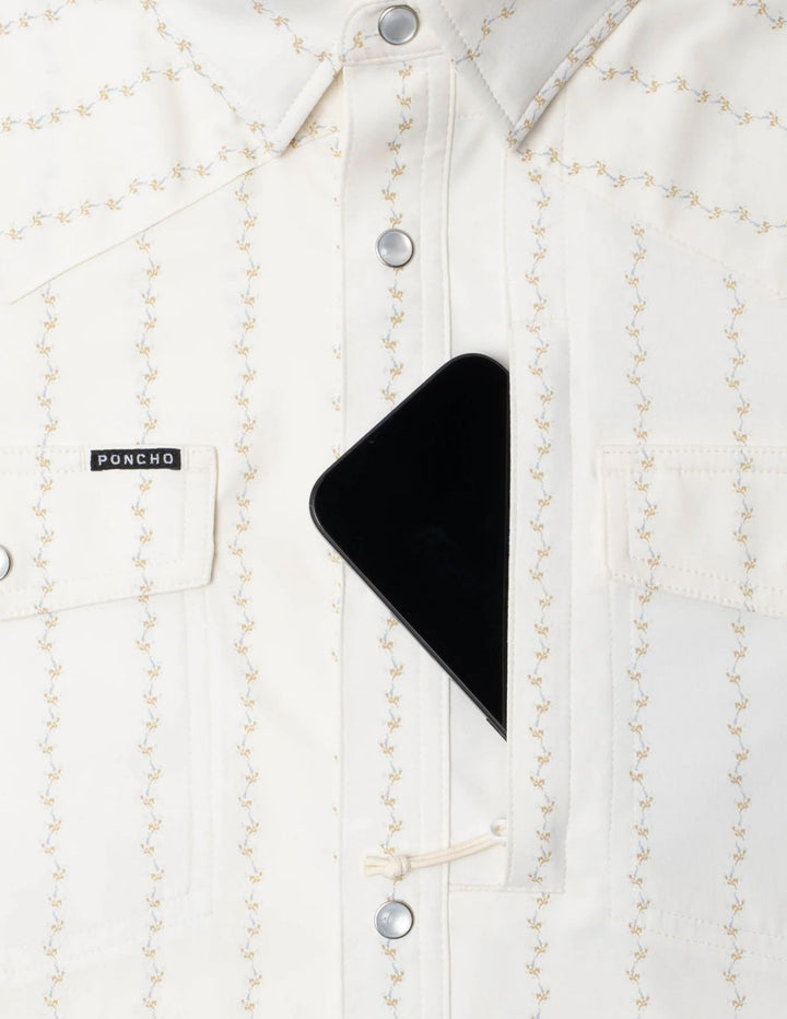 Poncho Mens The Crockett Long Sleeve Shirt