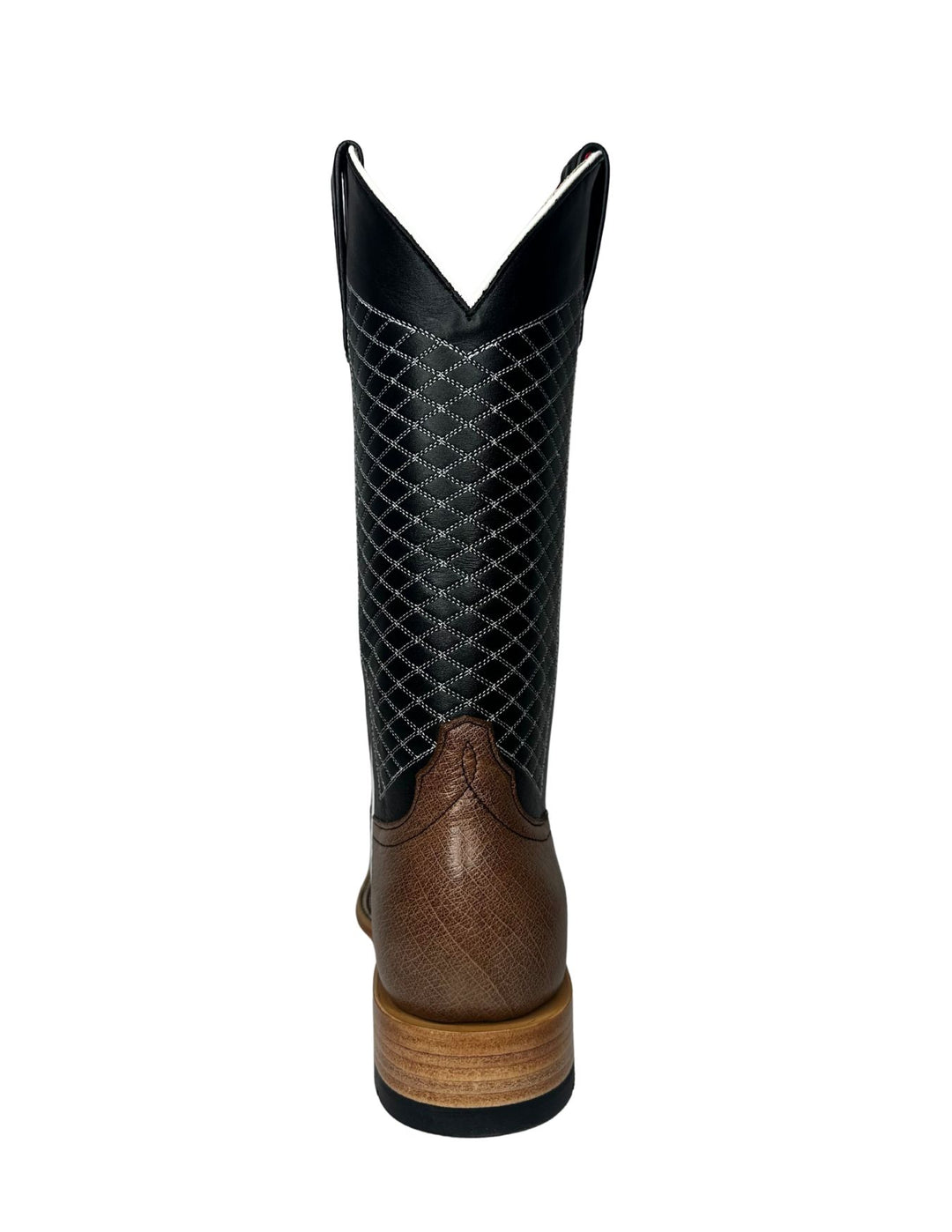 Horse Power Mens Kango Smooth Ostrich Square Toe Boots