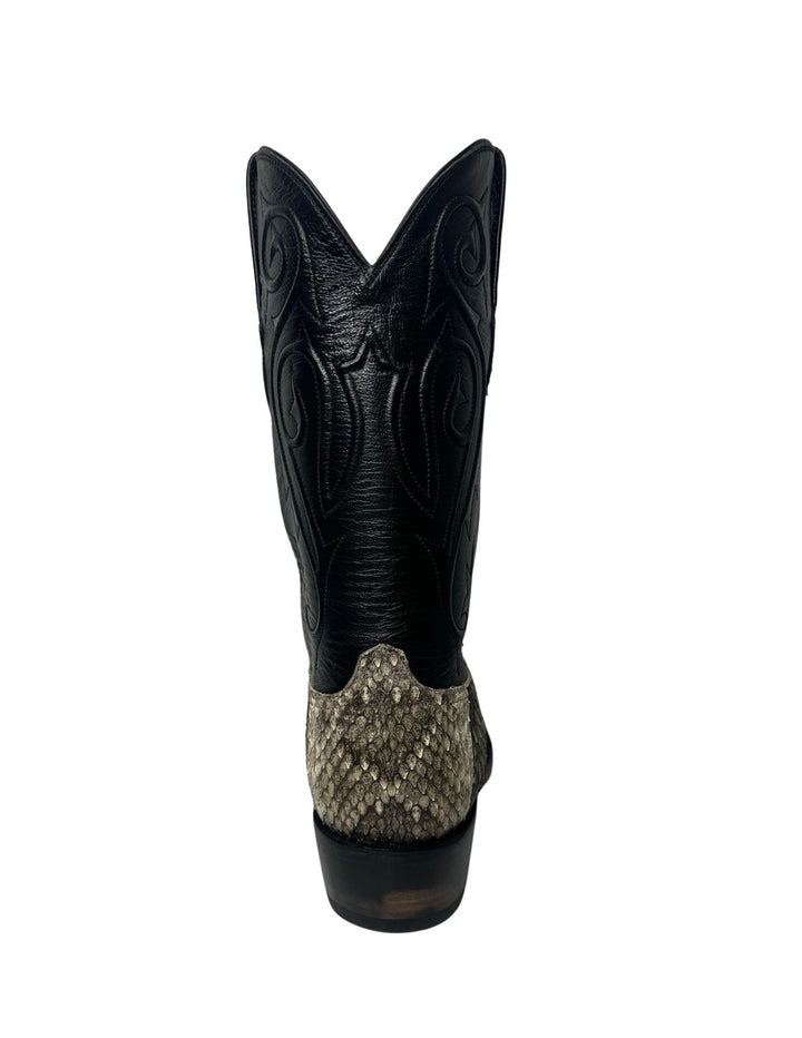 Black Jack Mens Natural Western Rattlesnake