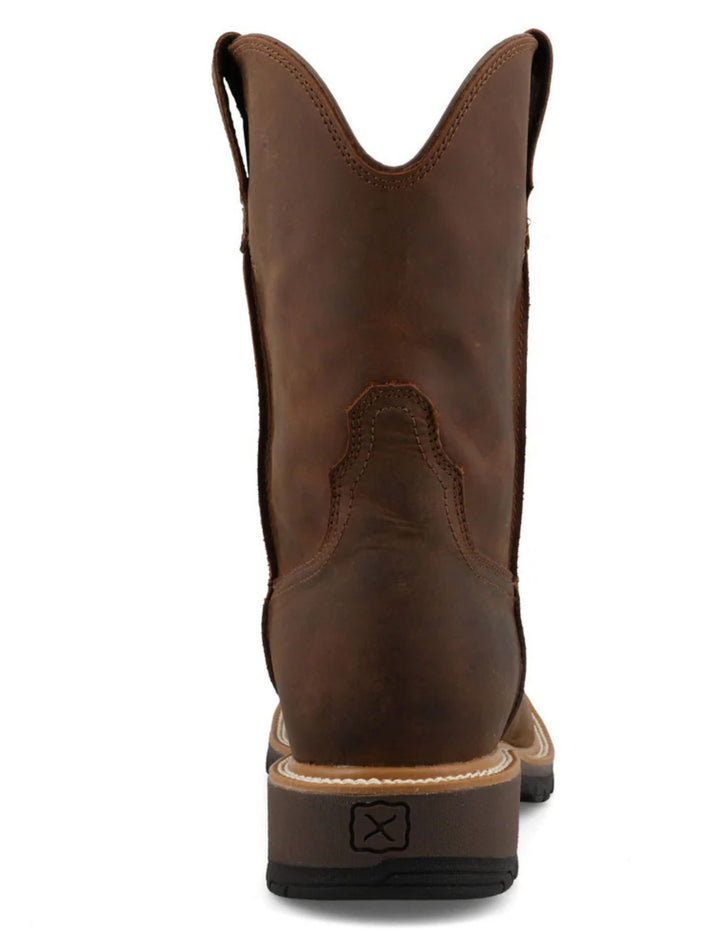 Twisted X Mens Soft Toe 10" Cowboy Work Boots