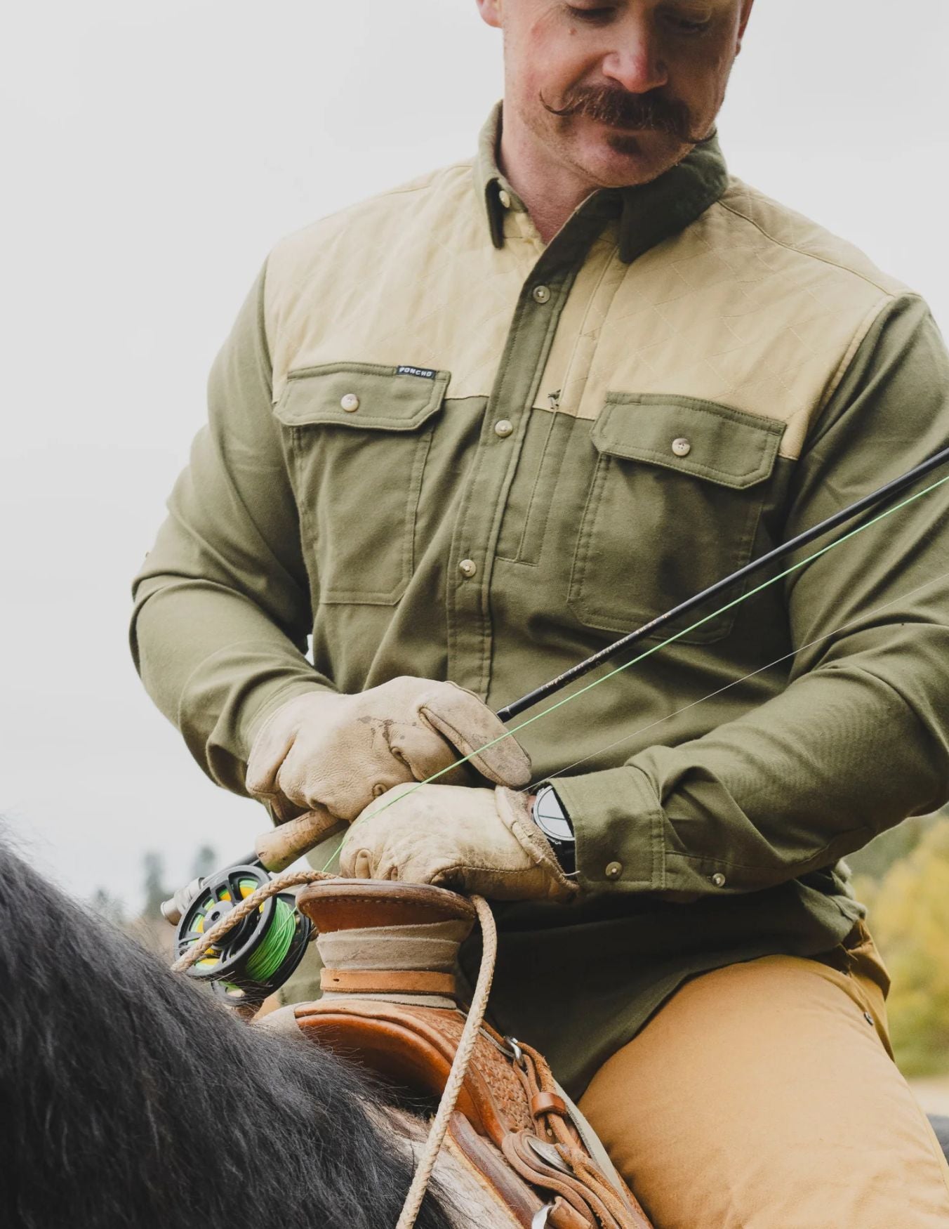 Poncho Mens The Roosevelt Long Sleeve Shirt – Texas Boot Company