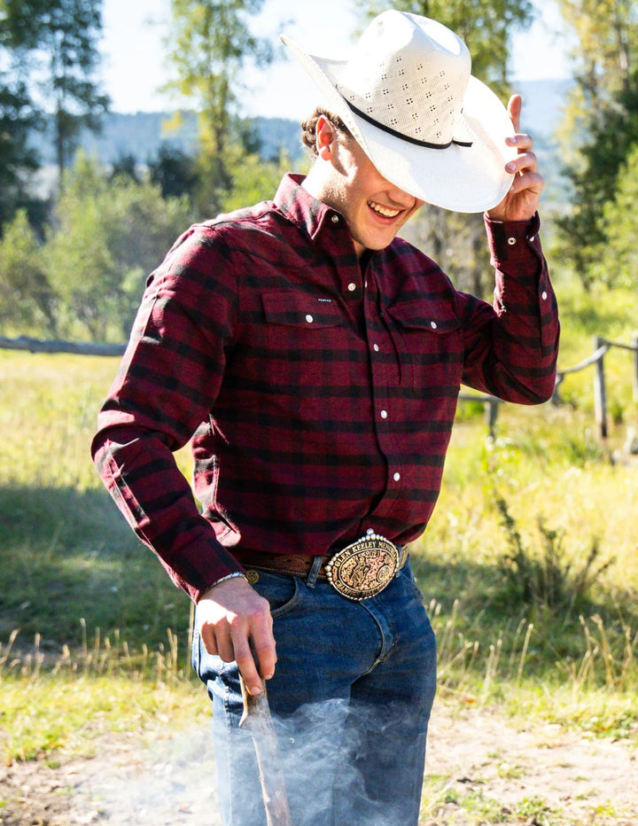 Poncho Mens The Casper Long Sleeve Shirt