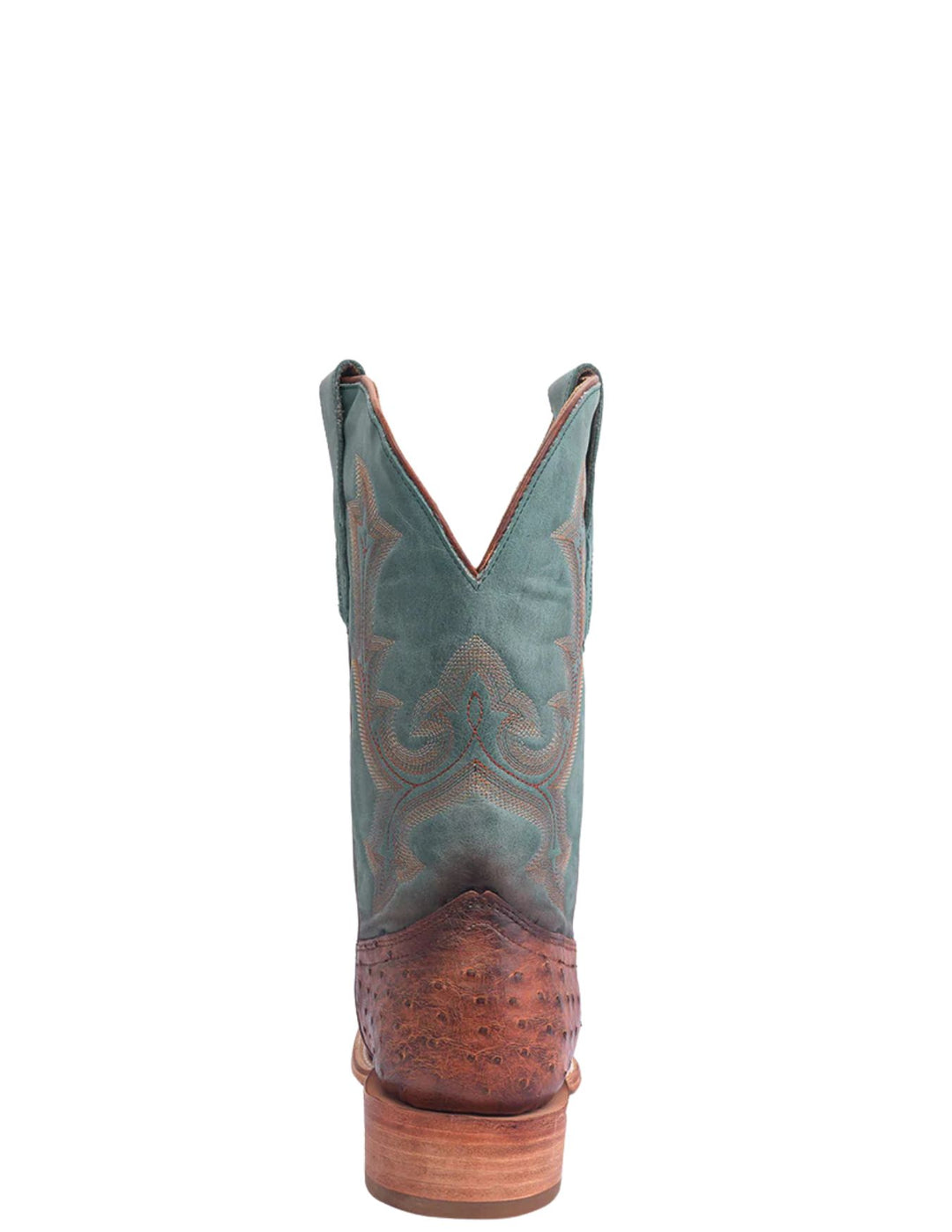 Corral Mens Cognac Full Quill Ostrich Square Toe Boots