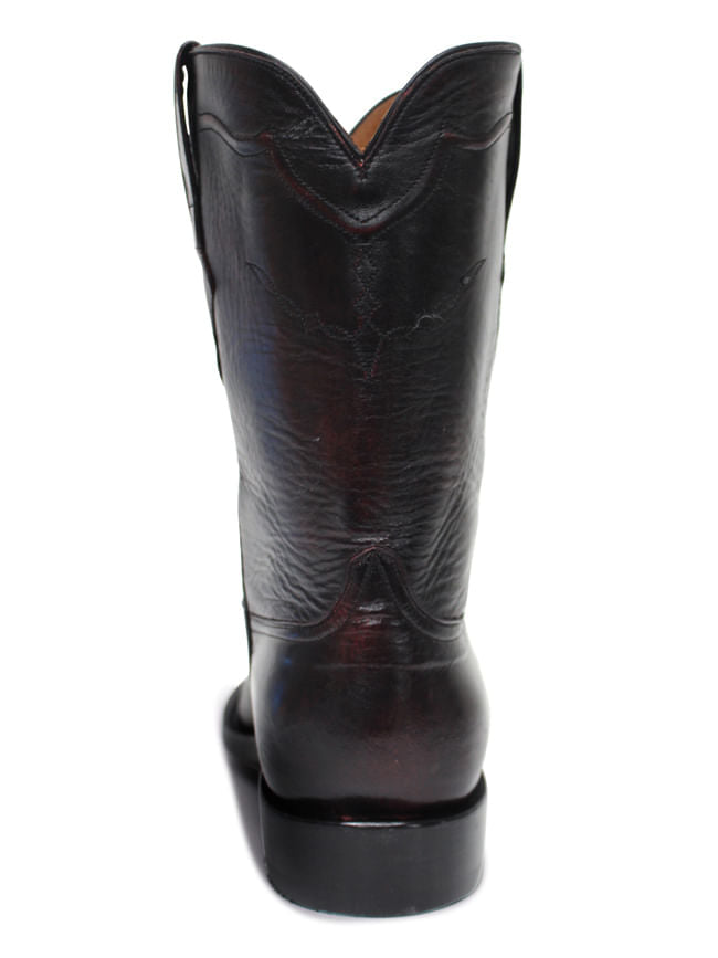 Black Jack Mens Black Cherry Roper Boots