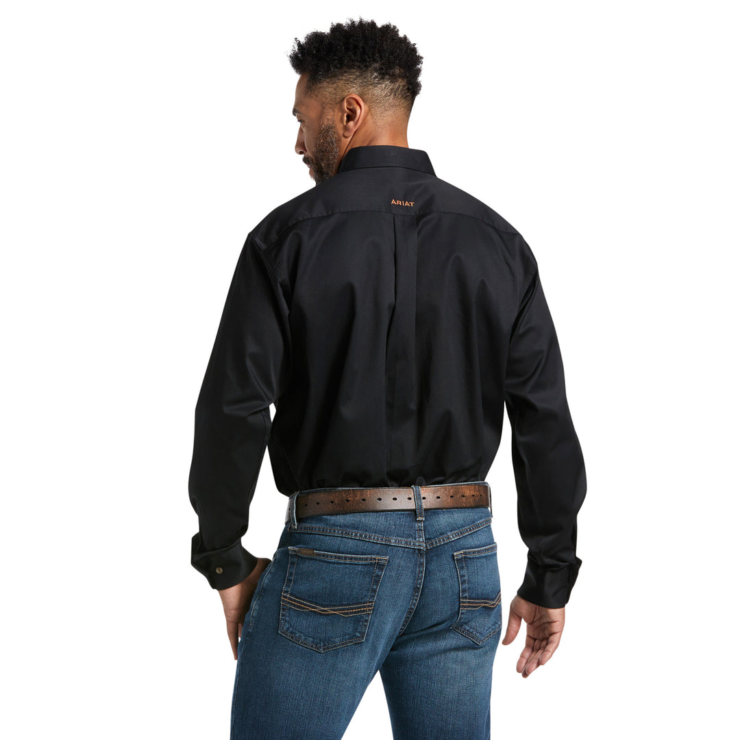 black ariat dress shirt Amazon.com: ARIAT Men's Solid Twill Classic Fit Shirt Black : Clothing, Shoes & Jewelry