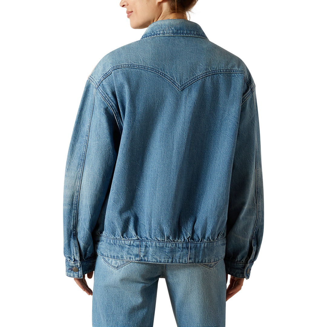 Ariat Womens  Cheyenne Denim Bomber Jacket