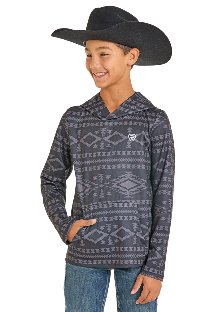 Panhandle Boys Black Performance Hoodie