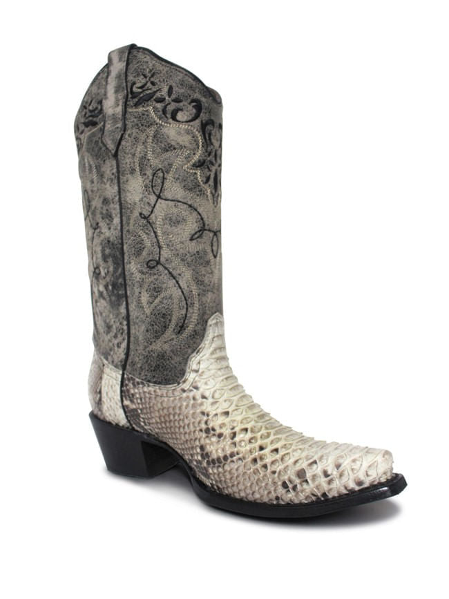 Ladies Corral Natural Python Print  Boots