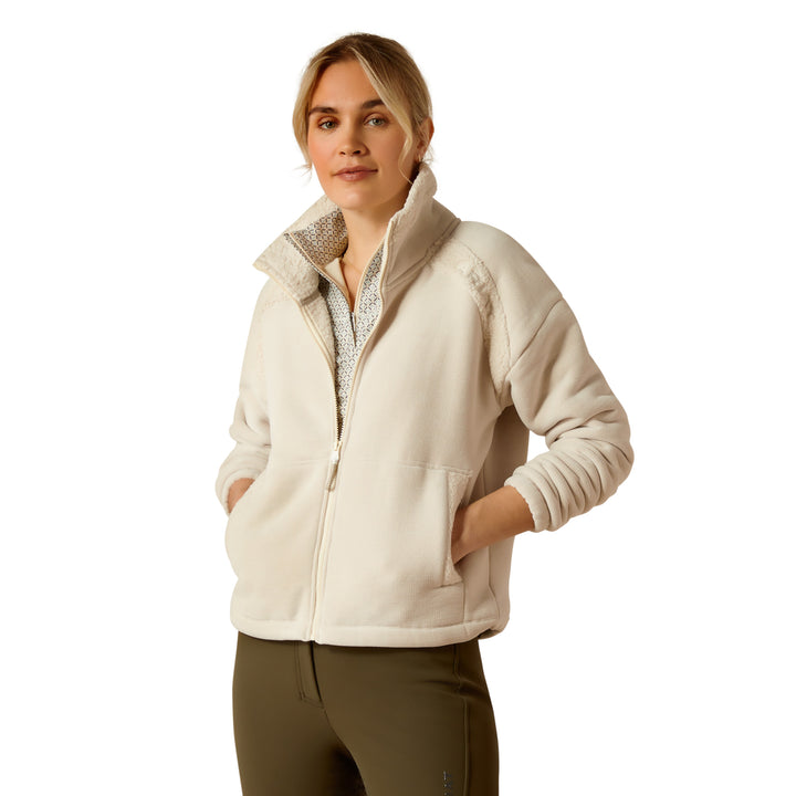 Ariat Womens Lafayette Summer Sand Full Zip Sweatshirt