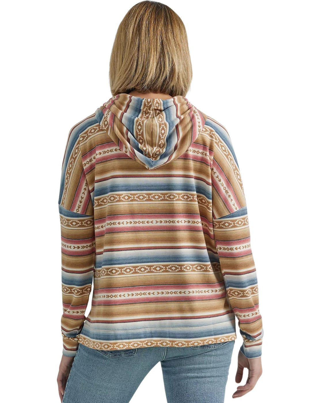 Women's Wrangler Geometric Relaxed Pullover Hoodie