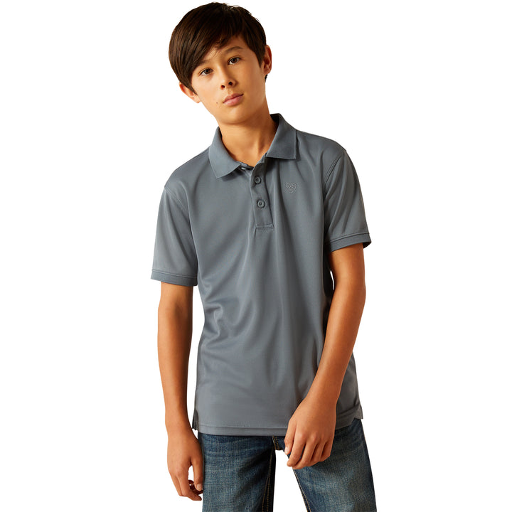 Ariat Boys Blue TEK Polo