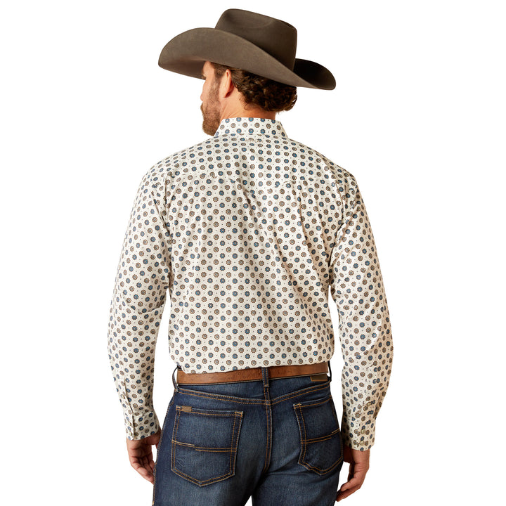 Ariat Mens White Warren Classic Fit Shirt