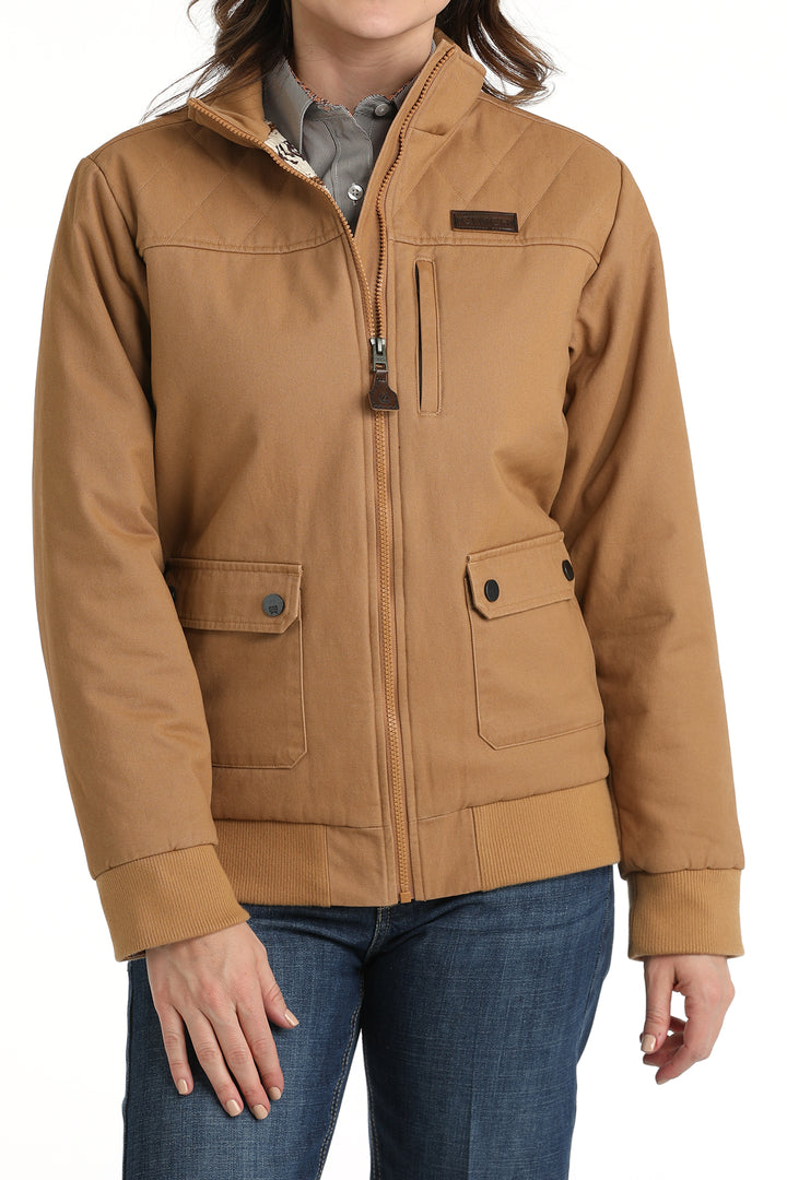 Cinch Women's Canvas Barn Bomber Jacket