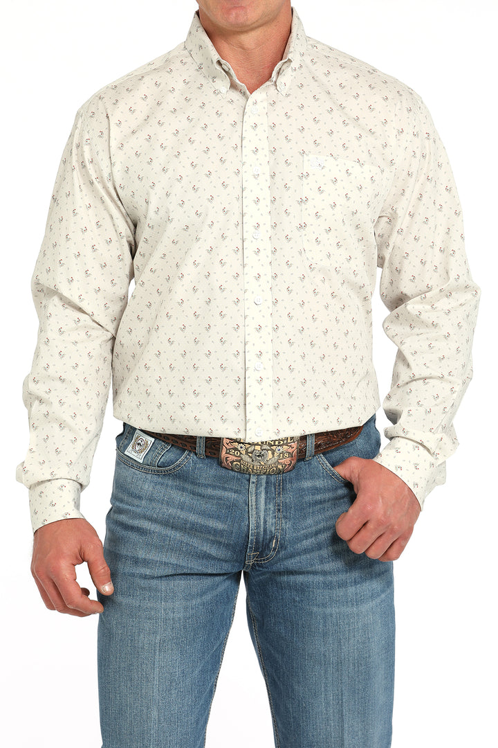 Cinch Mens Rooster Long Sleeve Shirt