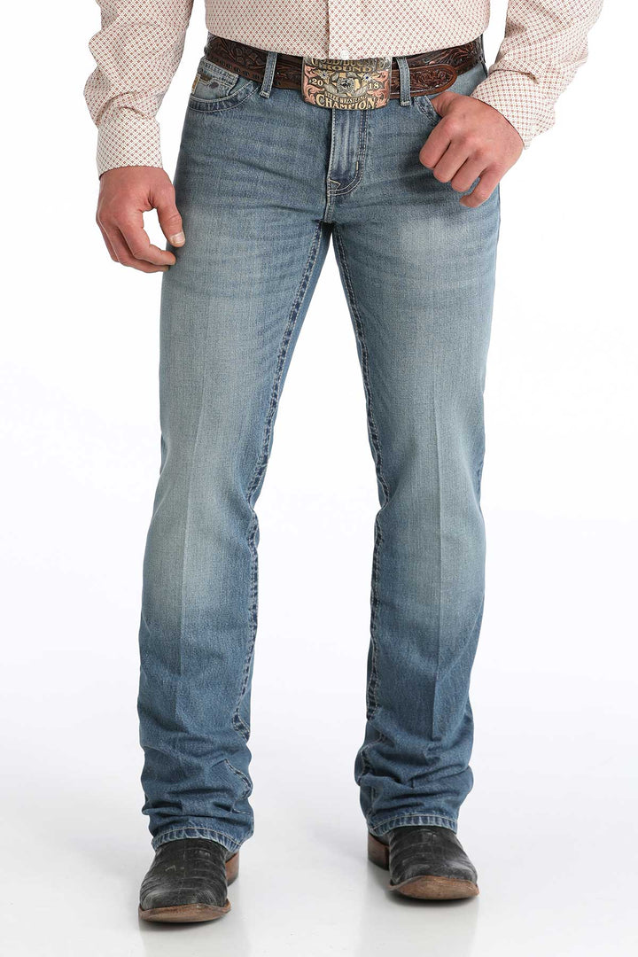 Cinch Mens Ian Medium Stone jeans