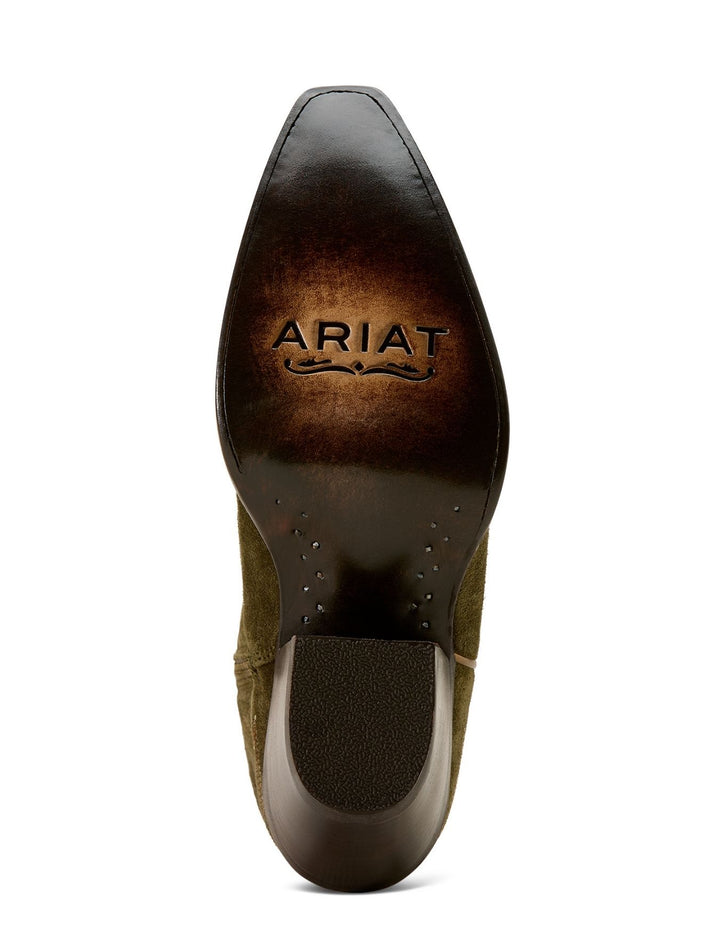 Ariat Womens Olive Suede Casanova Western Boots