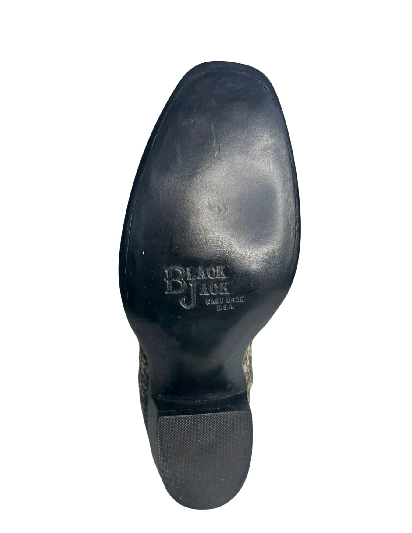 Black Jack Mens The Alamo Natural Hornback Alligator Boots – Texas