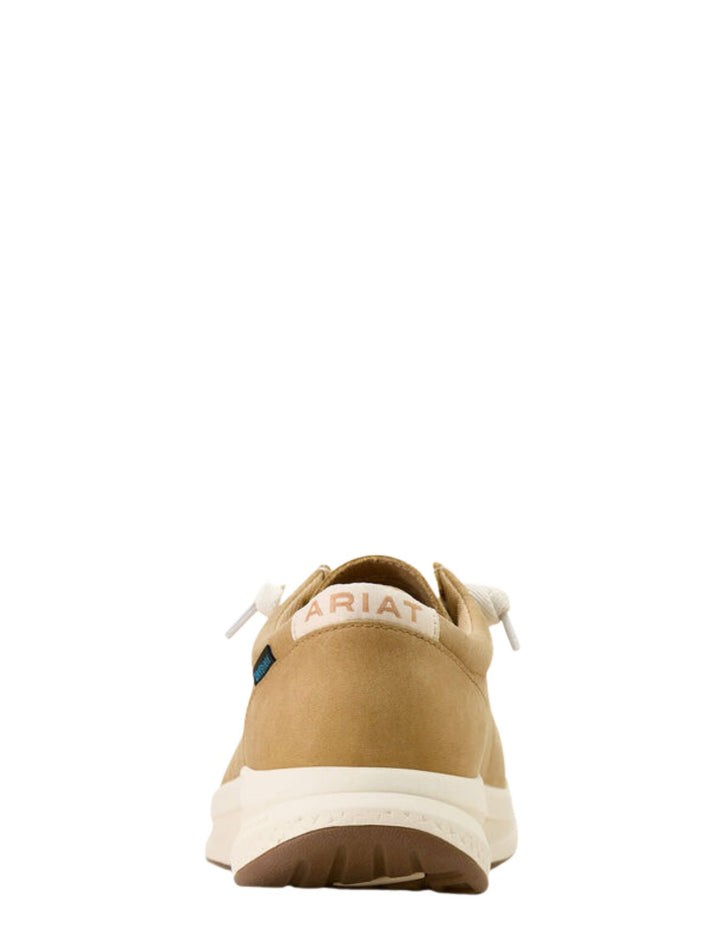 Ariat Mens Light Tan Croc Print Buckeye Waterproof Shoes