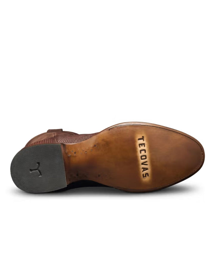 Tecovas Mens The Earl Hickory Lizard Boots