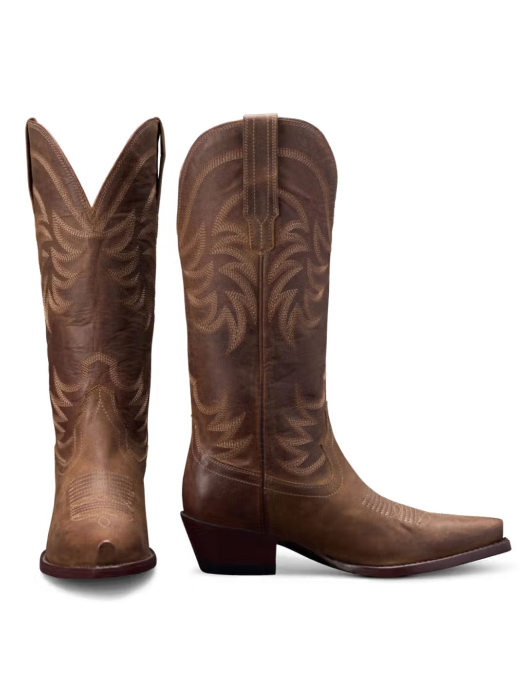 Tecovas Womens The Annie Wide Calf Cafe Boots