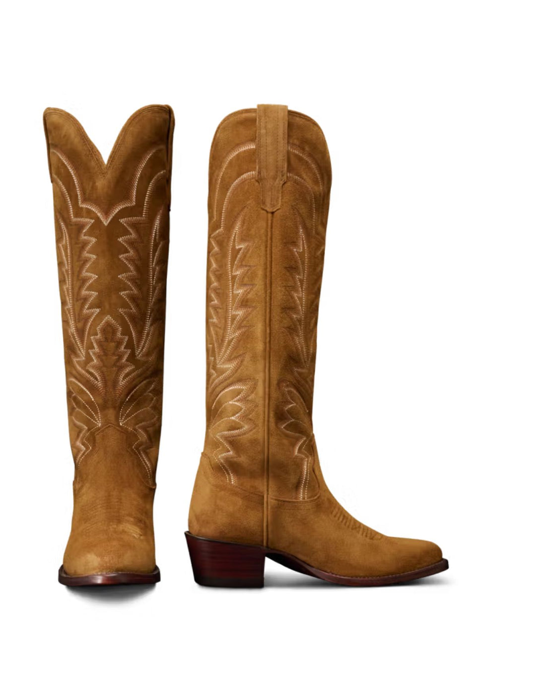 Tecovas Womens The Abby Sienna Suede Boots