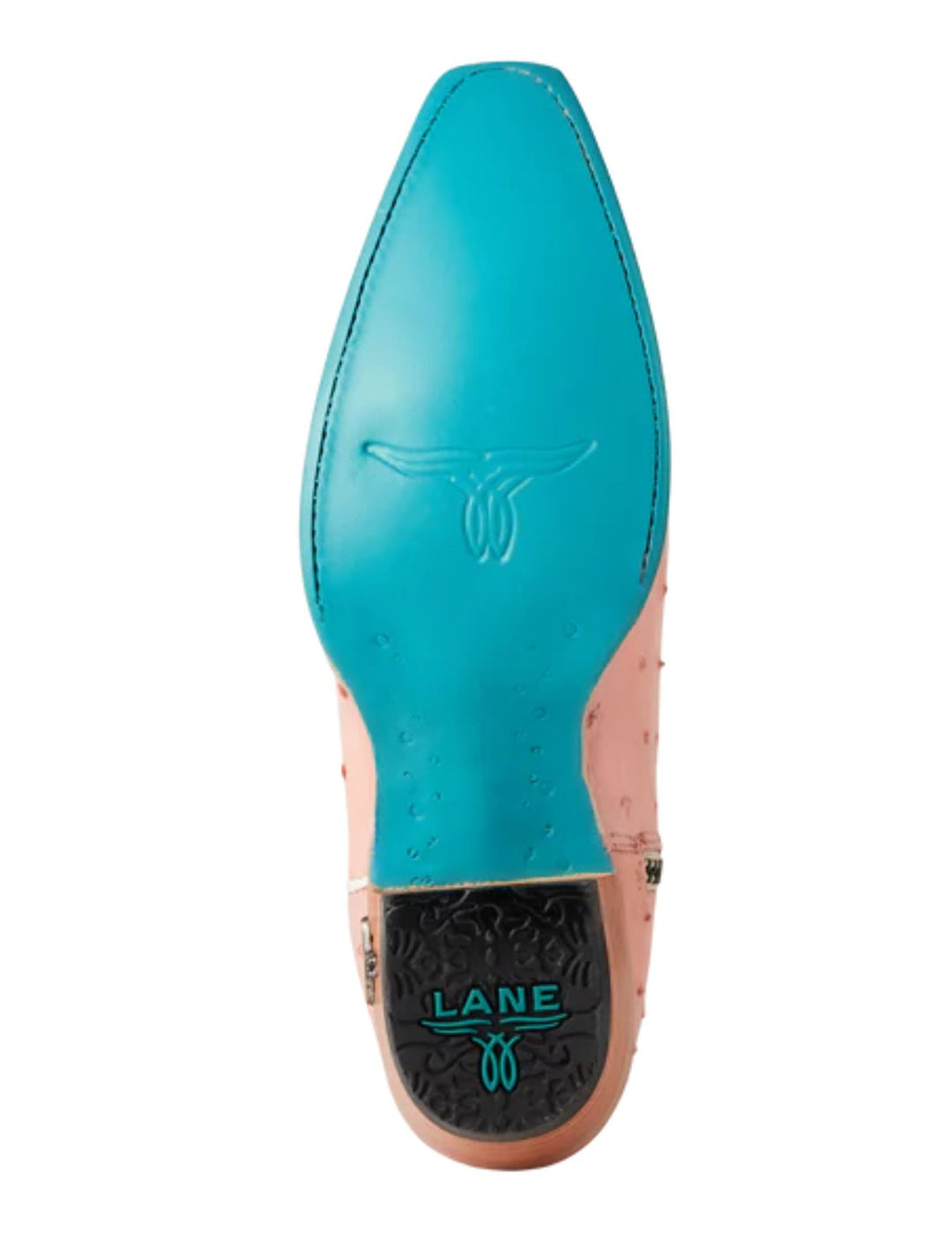 Lane Womens Skylight Blush Ostrich Boots