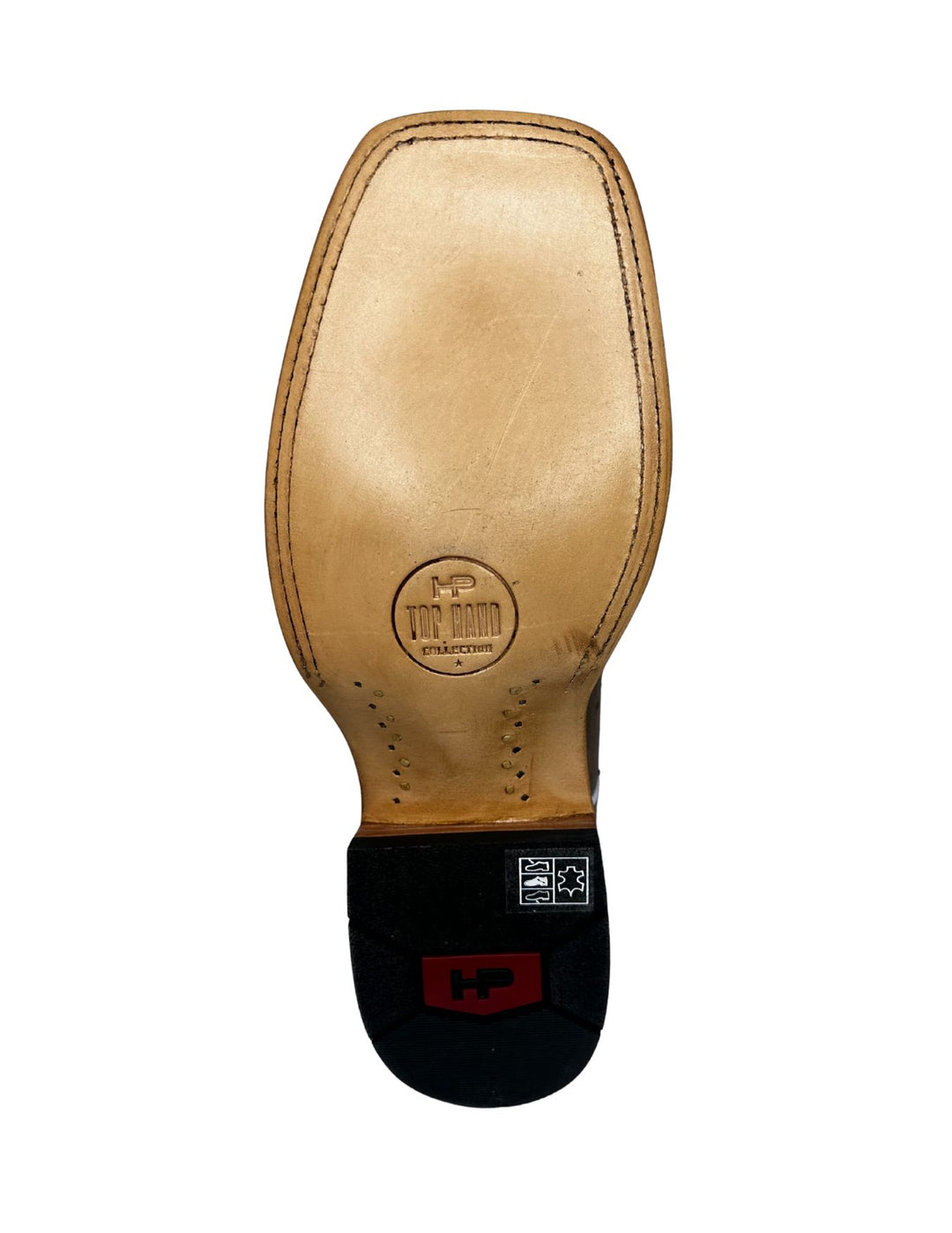 Horse Power Mens Kango Smooth Ostrich Square Toe Boots