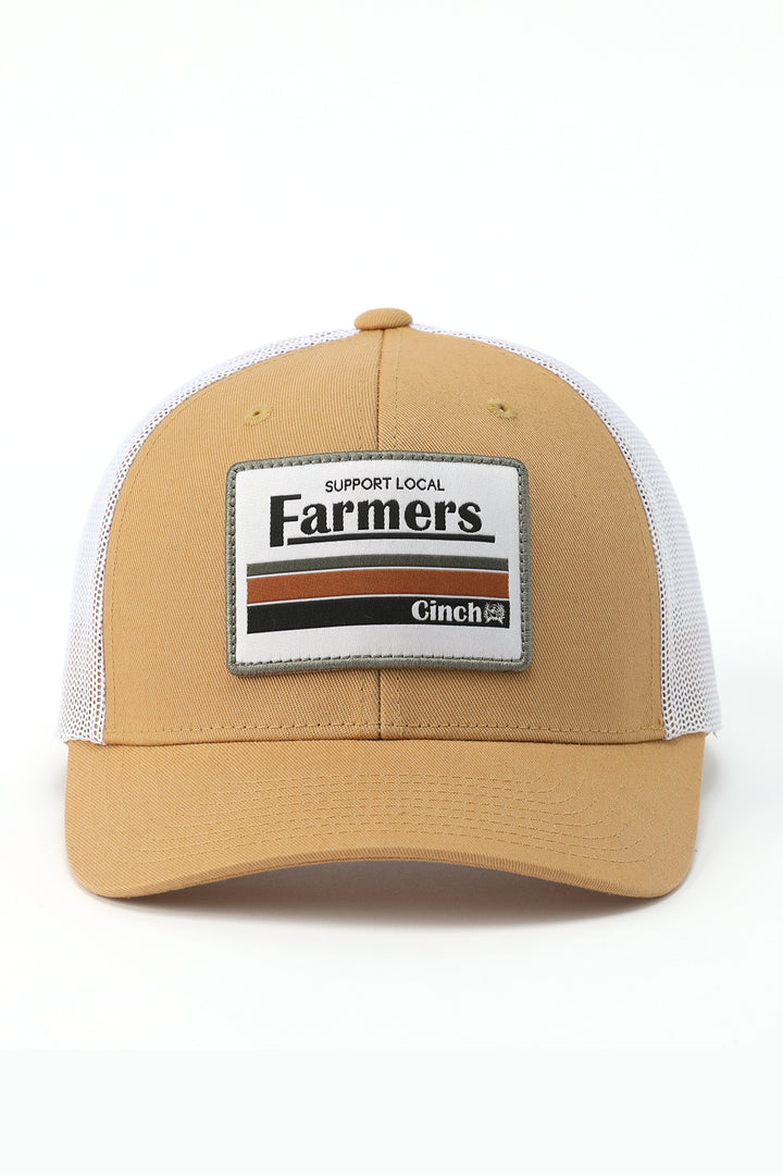 Cinch Support Local Farmers Mesh Back Trucker Cap