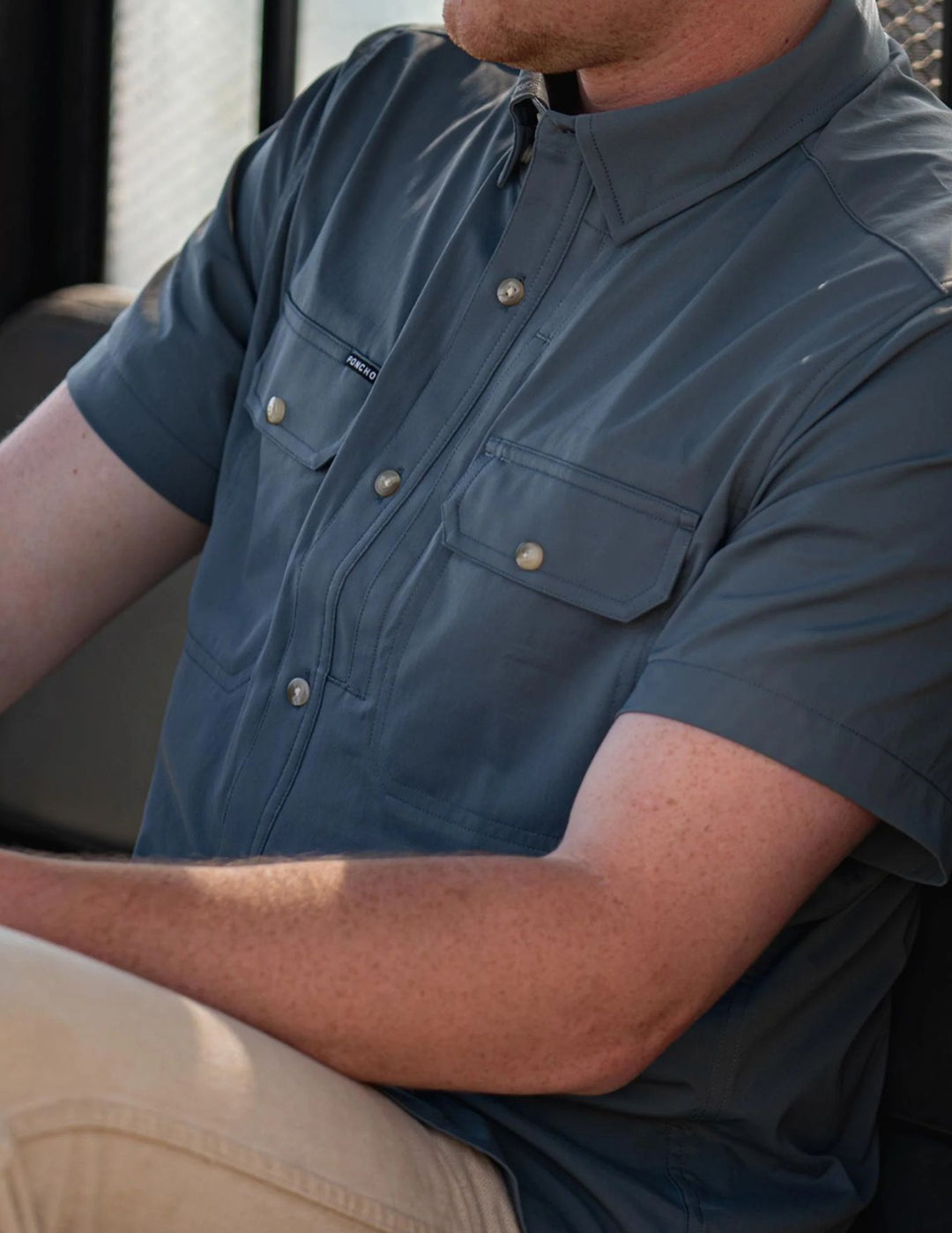 Poncho Mens The Ahi Short Sleeve Shirt