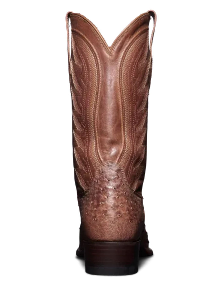 Tecovas Mens The Wyatt Russett Ostrich Boots