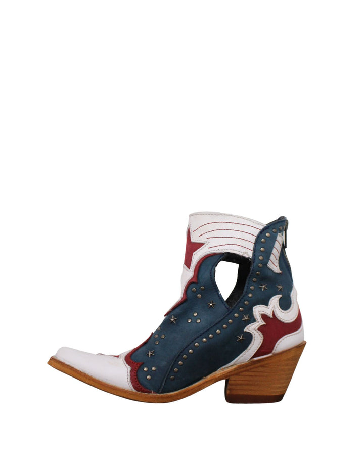 Liberty Black Womens Amalia Russ Blue Booties