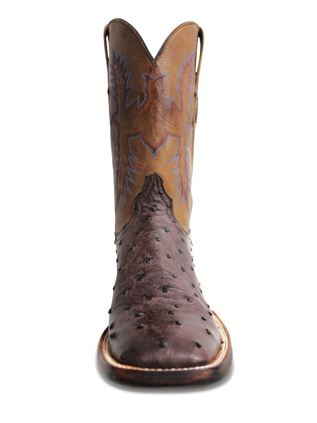 Black Jack Mens San Angelo Ostrich Boots