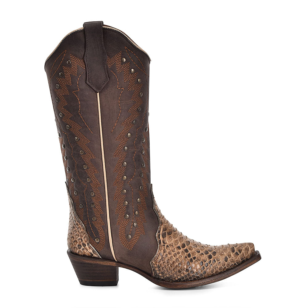 Corral Womens Brown Python Boots