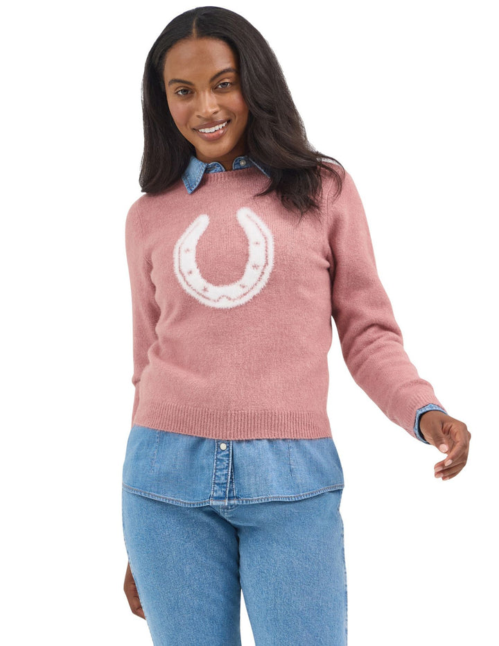 Wrangler Womens Retro Horseshoe Sweater
