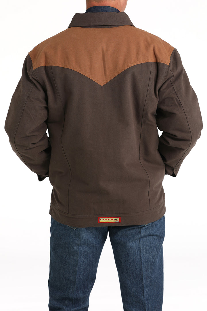 Cinch Mens Brown Canvas Jacket