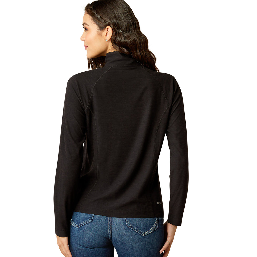 Ariat Womens Black Laguna Quarter Zip