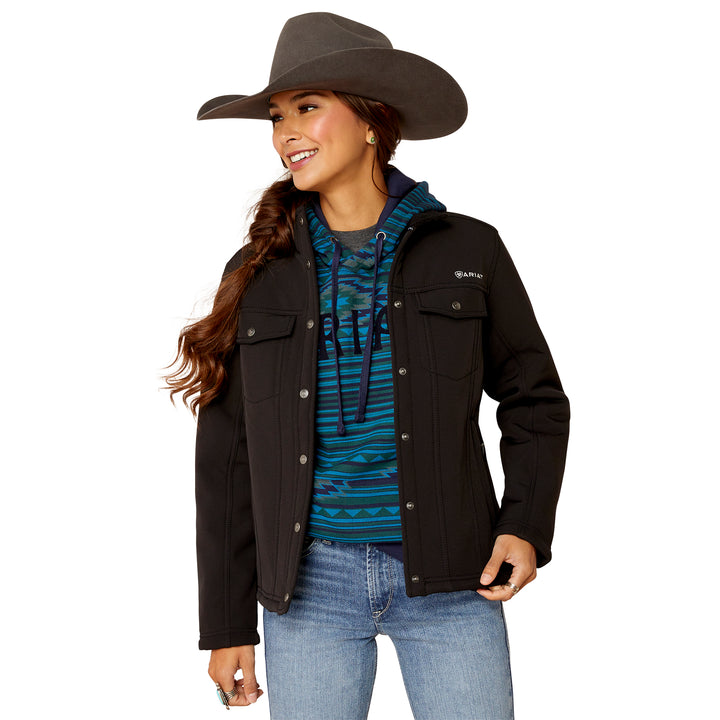 Ariat Womens Black Berber Softshell Jacket