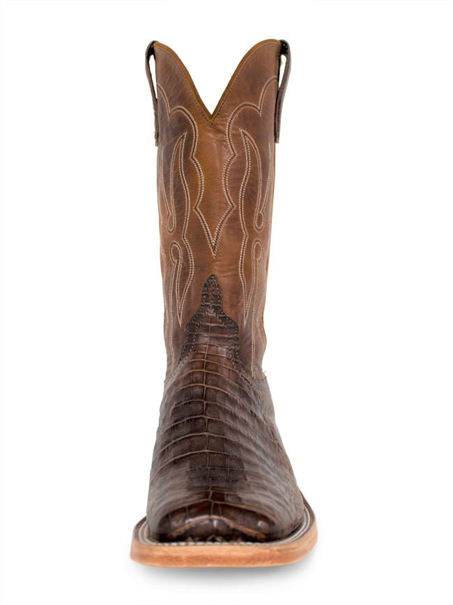 Anderson Bean Franklin Post Oak Caiman Belly Mens Cowboy Boots