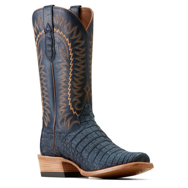 Ariat Mens Futurity Navy Sueded Caiman Boots