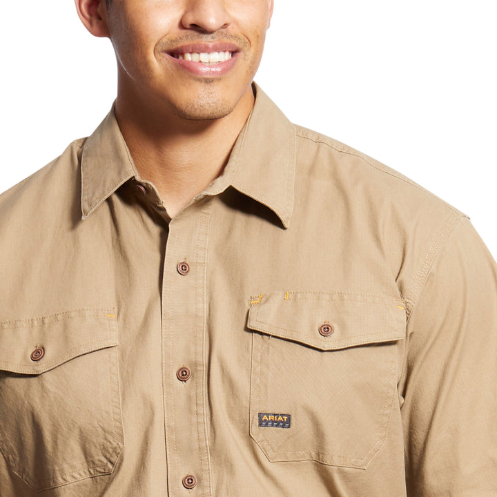 Ariat Mens Rebar Made Tough DuraStretch Work Shirt