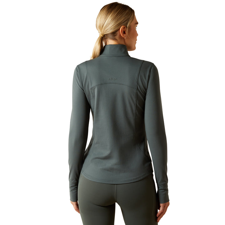 Ariat Womens Gridwork 2.0 1/4 Zip Baselayer Shirt