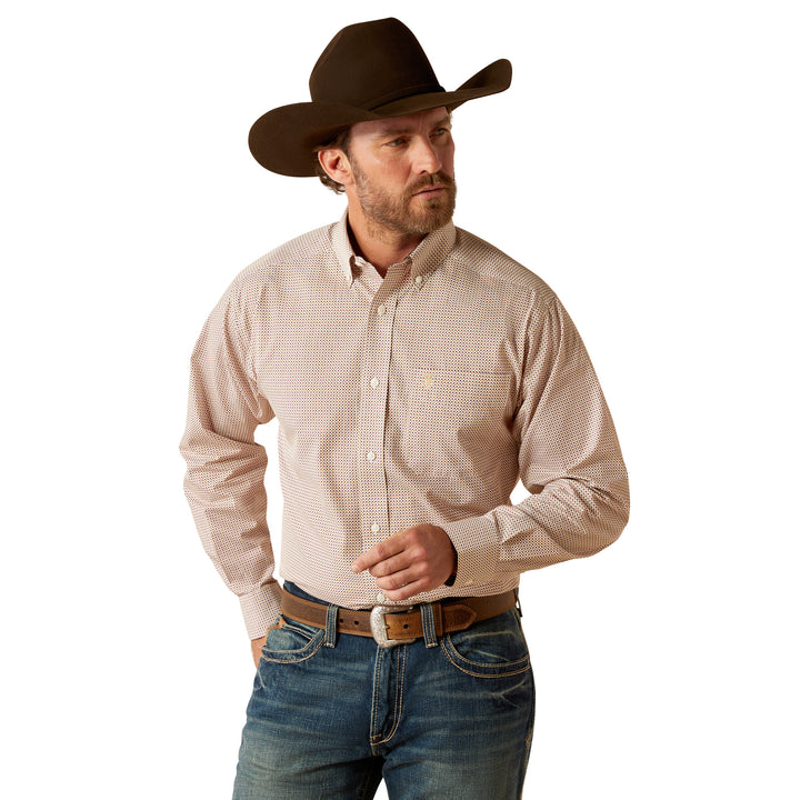 Ariat Mens White Classic Fit Shirt