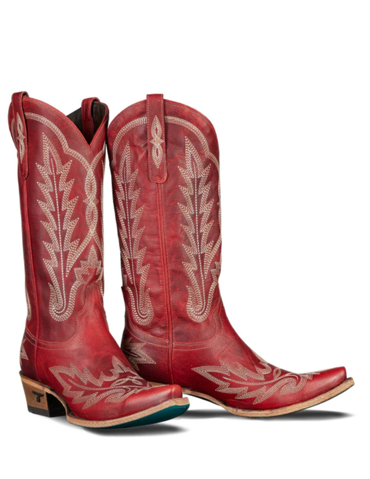 Lane Womens Lexington Smoldering Ruby Boots