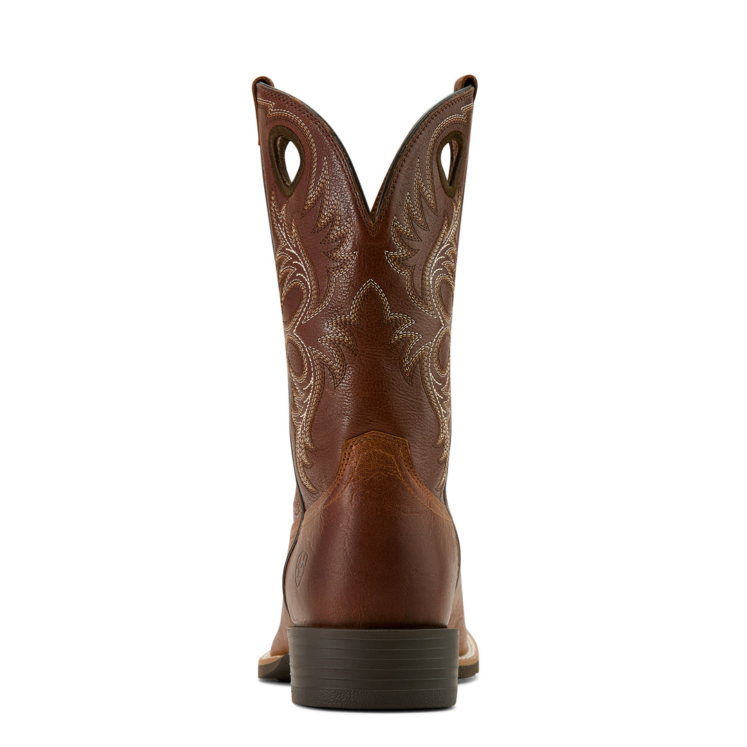 Ariat Mens Aged Tan Sport Rodeo Cowboy Boots