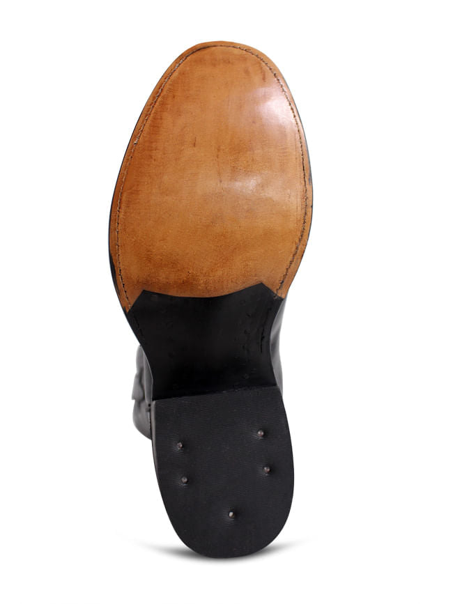 Rios Of Mercedes Mens Black Glazed Buffalo Calf Boots