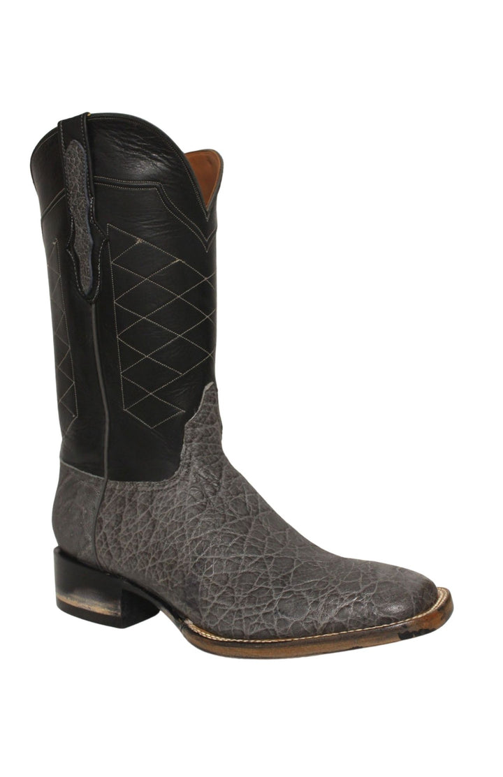 Black Jack Mens Grey Elephant Cowboy Boots